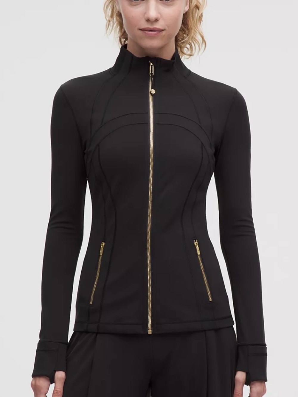 Lululemon Define Nulu Gold Zipper Jacket
